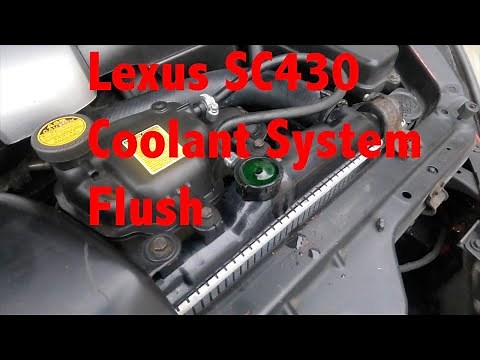 Lexus SC430 Coolant System - how to Bleed and flush the system