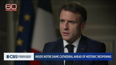 The first look inside the Notre Dame cathedral after the fire