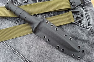 Kydex Sheath for Glock 78/81 Knife. Black Color. Handmade Tactical Kydex Sheath. Mount Options: Belt, Molle. - Etsy