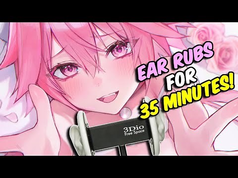 [ASMR] Femboy Plays With Your Ears For 35 Minutes!