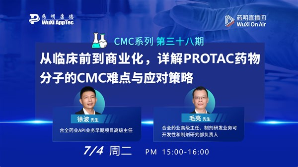 CMC系列(三十八)：从临床前到商业化，详解PROTAC药物分子的CMC难点与应对策略