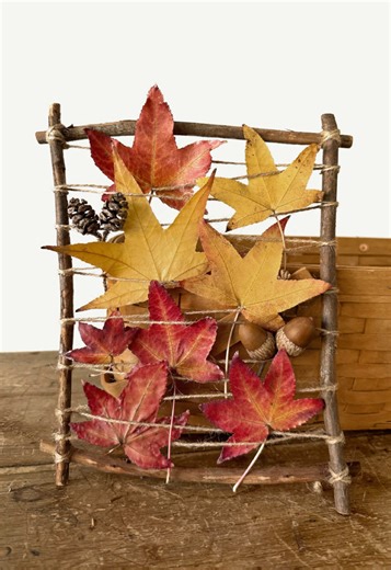 Nature Weaving Looms: Creative Autumn Crafts Ideas