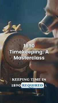 The Lost Art Of Winding An 1890 Grandfather Clock #Shorts #history #historyfacts #engineering