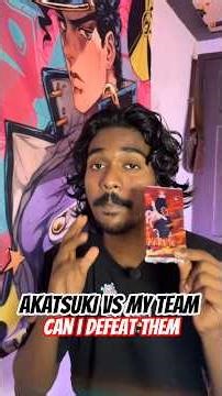 Akatsuki vs Me can my team win here ? #extracomic #anime #naruto