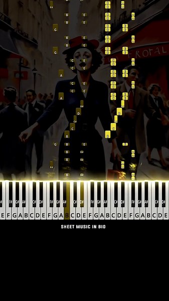 🟡 La Foule - Edith Piaf | MEDIUM Piano Tutorial #pianotutorial #lafoulepiano #lafoulepianotutorial #piano #mediumpiano #mediumpianotutorial #seemusicpiano #synthesiapiano