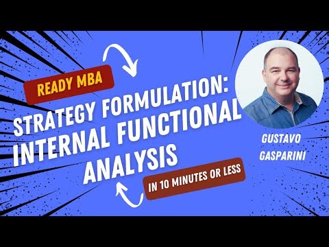 Strategy Management - Internal Functional Analysis for Strategy Formulation (Video #53)