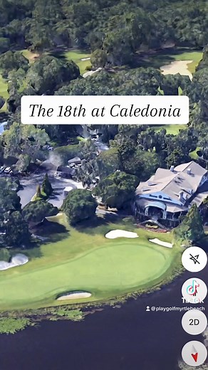 The 18th hole at Caledonia Golf & Fish Club is unforgettable. #MyrtleBeachGolf #golf #golfcourse | Play Golf Myrtle Beach