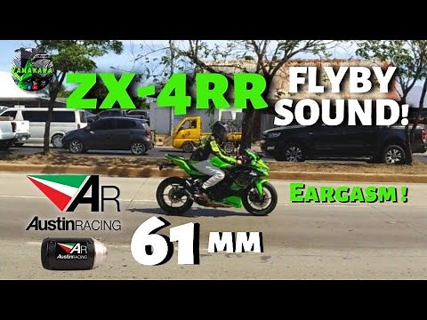 ZX-4RR + AUSTIN RACING EXHAUST 61MM | FLYBY | CEBU, PHILIPPINES