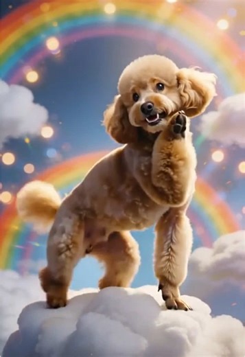 How I imagine Rex vibes on the rainbow bridge #RainbowBridge #PetMemories #petsoftiktok #petmemorial