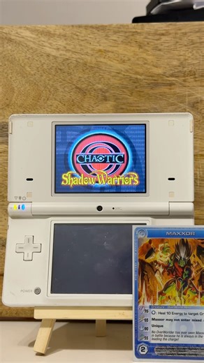Chaotic Shadow Warriors #ds #nintendo #dsi #chaotic #handheld #gaming #gamer #chaotictcg #nostalgia