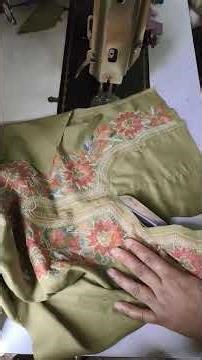 Embroidery neck design step by step|| RoyalThreadwork Kurti Neck Design