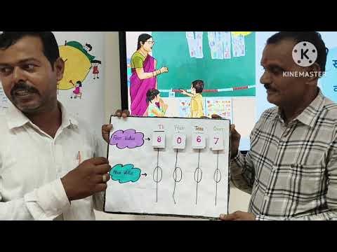 Maths Place Value TLM, स्थानीय मान टी एल एम, गणित 