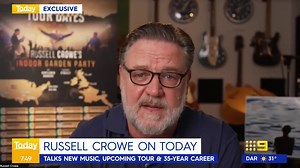 27K views · 294 reactions | Russell Crowe is one busy man!  From working on new films to making music, releasing a NEW album and touring with his band, Dickie had a chance to catch up with the superstar actor. #9Today | WATCH LIVE 5.30am | TODAY | Facebook