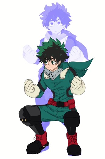 My First Animation Speedpaint: Exploring Midoriya