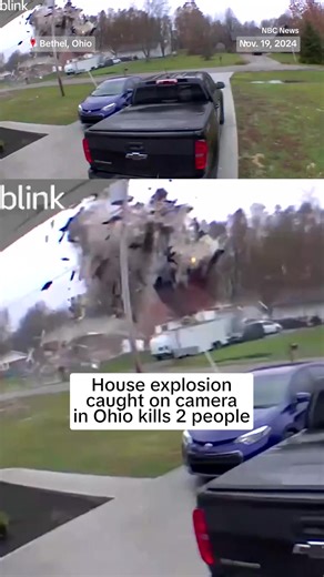 Authorities in Ohio are investigating a house explosion that reduced the structure to rubble, started a large fire and that killed two people. | NBC News