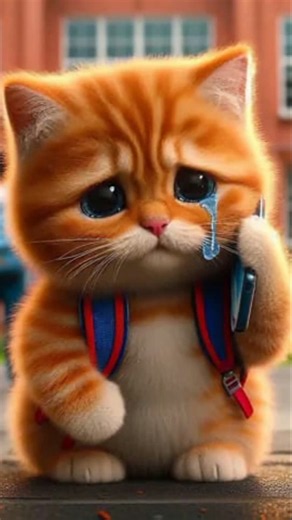 I Made The Saddest Kitten And I Regret It 😭 #cosplay #kittycostume #kitty