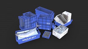 Fishing Plastic Crates - Buy Royalty Free 3D model by KangaroOz 3D (@KangaroOz-3D)