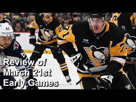 Review of Five Early March 21st NHL Games