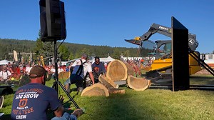 Buckley Log Show President Jeff Fetter and The High Country Log Show President Ben Flowers | High Country Log Show