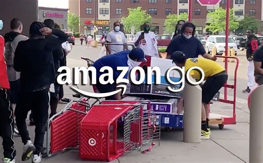 2020亚马逊无人便利店Amazon Go最新宣传广告片《拿就完事》 颠覆传统运营模式 拿起就走不用排队不用结账 So Easy！美利坚地区率先投入运营。