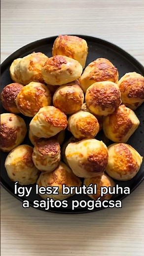 Puha sajtos pogácsa recept #recipe #pogácsa #baking #food #pogi #sajtospogi