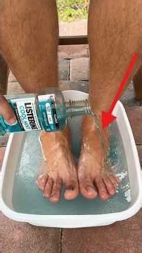 I Soaked My Feet in Listerine for 15 Minutes and Was Shocked