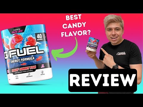 Ragin Gummy Fish GFUEL Flavor Review! - Best Candy Flavor?