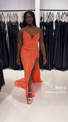 Stunning Orange Prom Dresses 2024 Recreation!