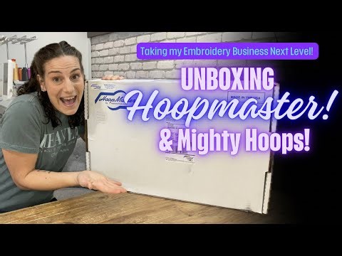 Unboxing my New Hoop Master and Mighty Hoops!