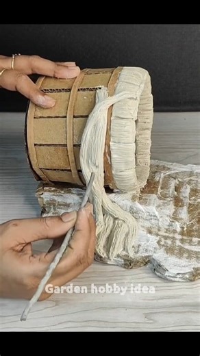 Beautiful diy using Waste container step by step guide | Garden hobby idea