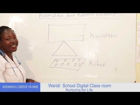 GRADE 4 - KISWAHILI ONLINE LESSON ONE