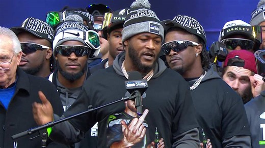 Ernest Jones IV: "We Have The Best Defense and Best Team In The World" | Seahawks World Champions Trophy Ceremony