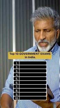 Top 10 Government Exams #top10 #shortsfeed