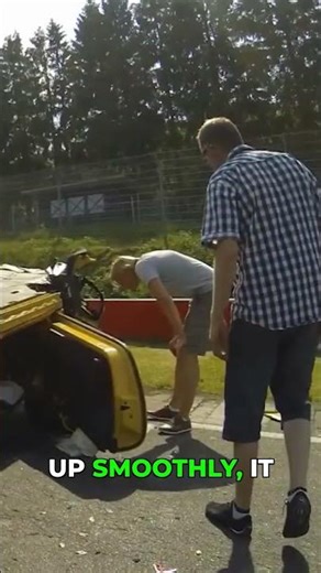 Race Car Flips Catastrophically #shorts #crash #racing