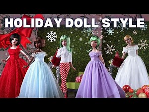HOLIDAY STYLE! ELLOWYNE WILDE AND NEEMA HOLIDAY FASHION COLLECTION REVEAL | ROBERT TONNER DOLLS