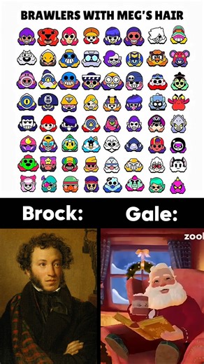 What If Every Brawler Had Meg’s Hair? #shorts #brawlstars #brawl #bs #supercell