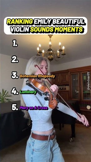 Ranking Emily beautiful violin sounds moments