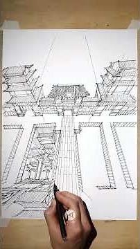 How to draw Perspective: NO rulers NO erasers