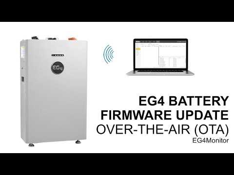 Updating EG4 Batteries Over the Air | Full Walkthrough for Remote Updates