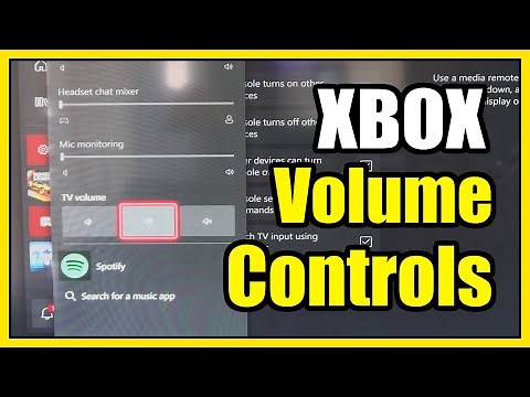 How to Control TV Volume on Xbox Series X Settings (TV Volume up or Down)