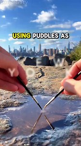 3.1K views · 20 reactions | The Man Who Uses Puddles for Art ‍ #PuddleArt #ArtInNature #CreativeMasterpieces #StreetArt #NatureInspired #PuddleArtist #WaterArt #UniqueArtForm #OutdoorArt #AbstractArt #EnvironmentalArt #ArtisticExpressions | InfoPulse | Facebook