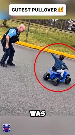 CUTEST PULLOVER EVER 🥰 #cops #police #funny