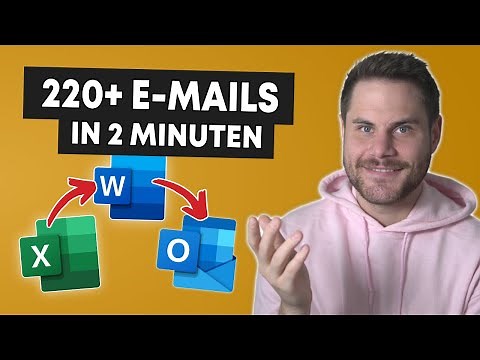 Send INDIVIDUAL emails in 2 steps - Excel, Word & Outlook