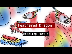 Feathered Dragon | Modeling Part 5 | Intermediate Blender Tutorial