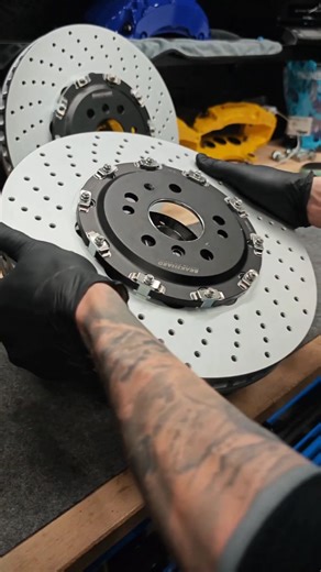 𝘽𝙍𝘼𝙆𝙀𝙃𝘼𝙍𝘿® - Big Brake Kits | ASMR of 2 piece brake discs you didn't know you needed Our road perfromance line of 2-piece fuly floating brake discs [VELO-R] is designed... | Instagram