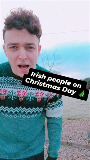 Irish people on Christmas day 🎄😂 #ireland #christmas #irish #weather #learnenglish | What's The Craic