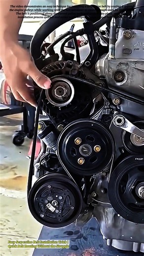Easy Serpentine Belt Installation Trick | Quick Belt Routing Without the Struggle