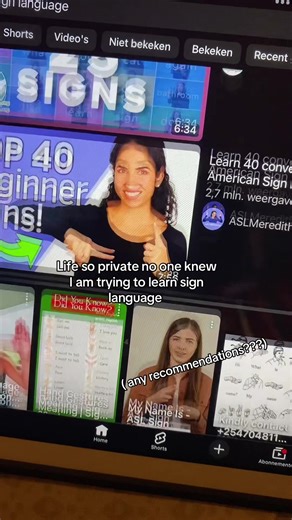 Sign language is so beautiful ❤️