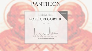 Pope Gregory III Biography | Pantheon