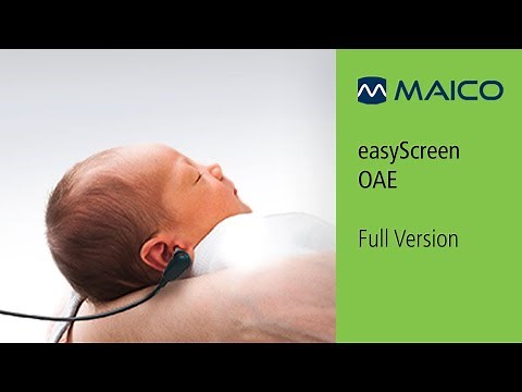 easyScreen | OAE | MAICO Training | Hearing Screening Diagnostic Tests